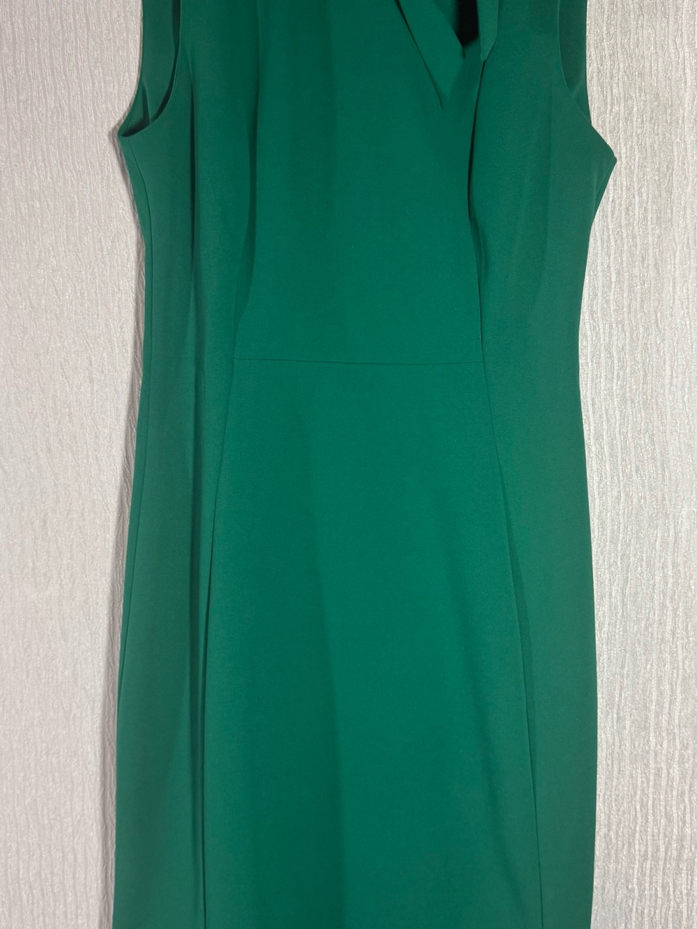 Calvin Klein Sleeveless Emerald Sheath Dress